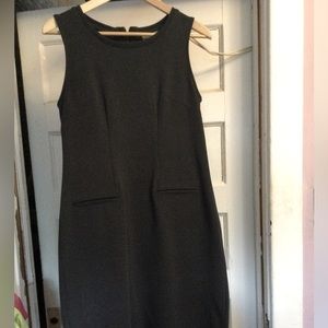 Jana charcoal knit jumper dress